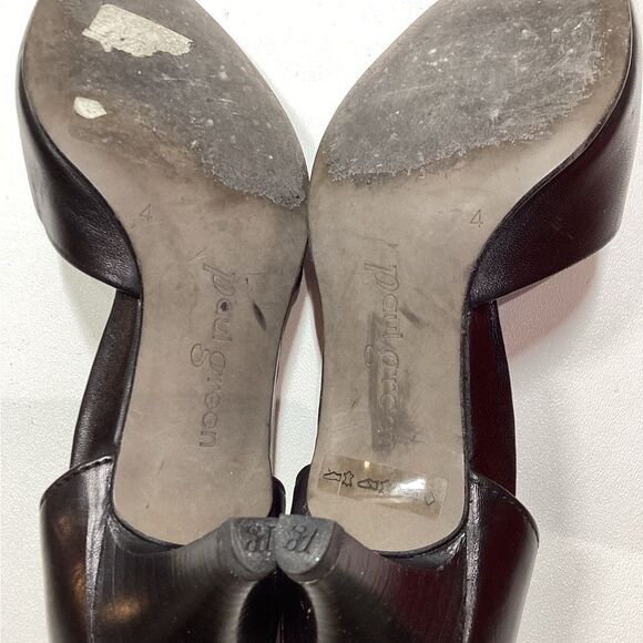 Paul Green Black Leather d’Orsay Heels Elegant Classic Pumps Size 6.5 - Picture 14 of 14